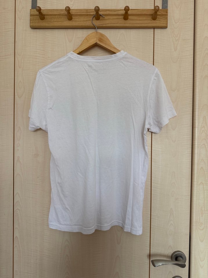 Baskılı Beyaz Erkek Tişört - Görsel 3