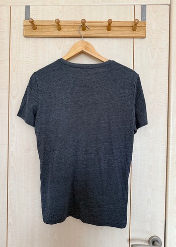 Gri Baskılı Erkek Tişört - Görsel 2