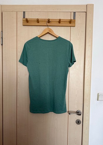 DeFacto Erkek Yeşil Basic Tişört - Görsel 2