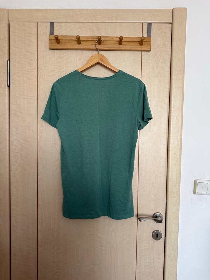 DeFacto Erkek Yeşil Basic Tişört - Görsel 2