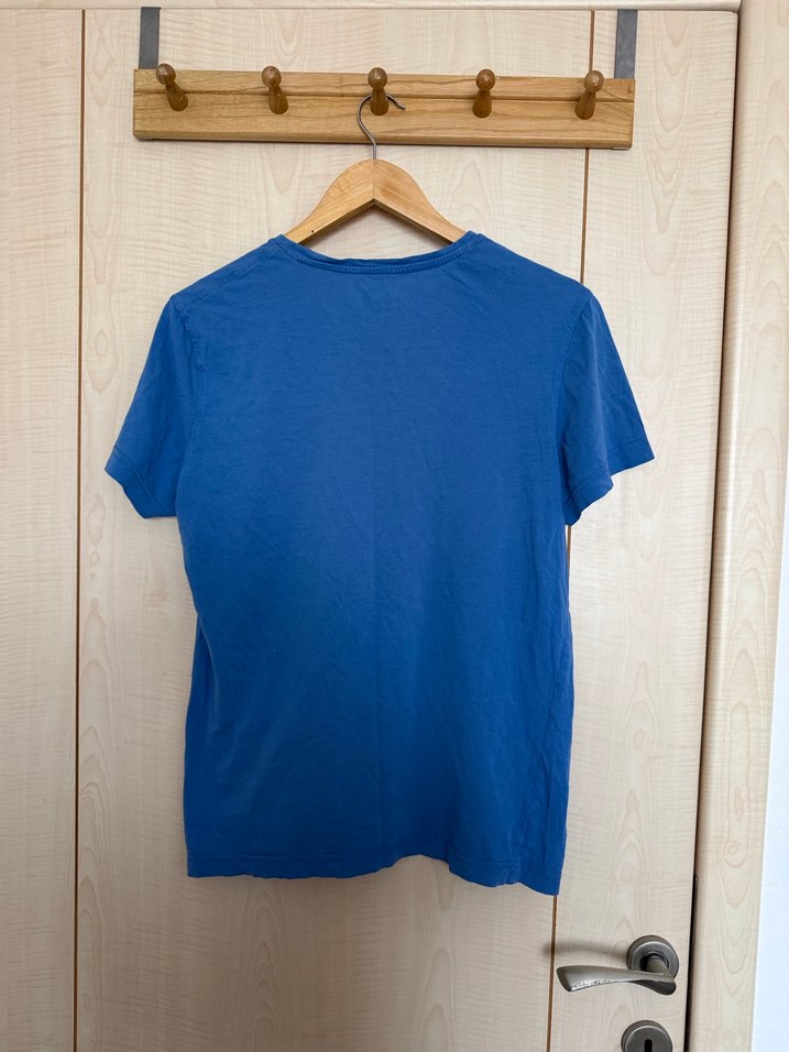 DeFacto Mavi V Yaka Erkek Tişört - Görsel 2