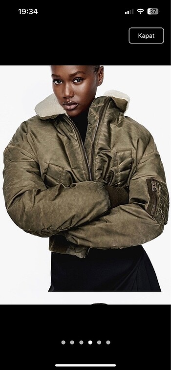 Zara bomber ceket mont