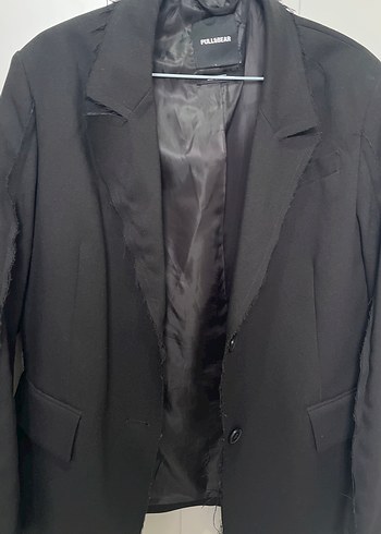 Pull and Bear Sikligin Simgesi Siyah Klasik Blazer Ceket