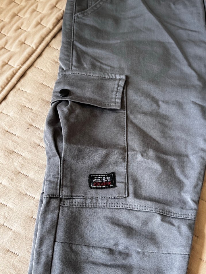 Gri Regular Fit Erkek Kot Pantolon - Görsel 4