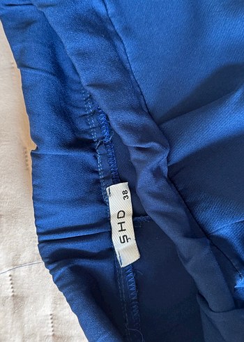 Uzun Kollu Mavi Kadın Tunik - Görsel 6