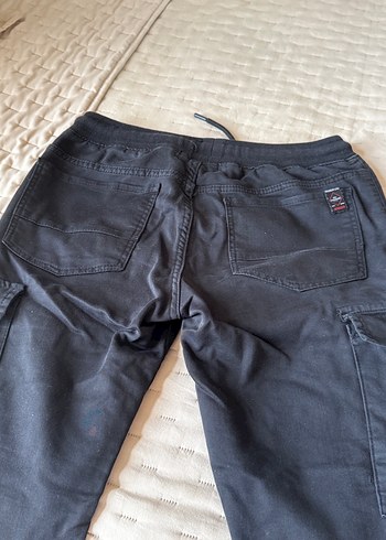 Siyah Kemerli Rahat Kesim Erkek Kot Pantolon - Görsel 3