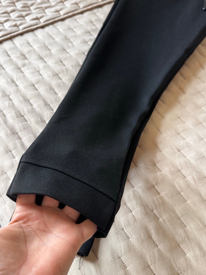 Gri Kadın Pamuklu Rahat Kesim Pantolon - Görsel 2