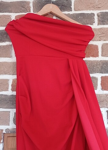 s Beden kırmızı Renk Elbise 
