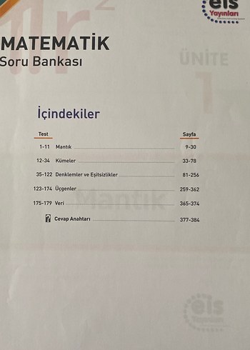 9. Sınıf Matematik Soru Bankası - EİS Yayınları