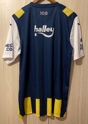 Sarı Lacivert Çizgili Fenerbahçe Forma - Görsel 2