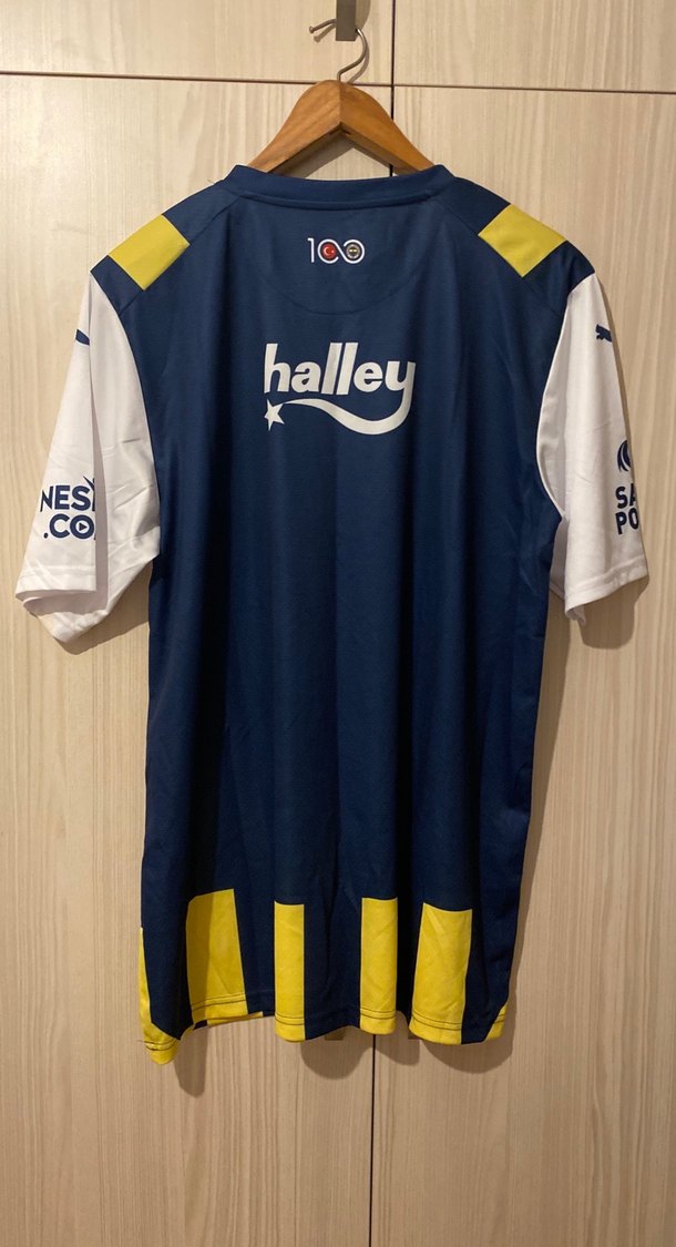 Sarı Lacivert Çizgili Fenerbahçe Forma - Görsel 2