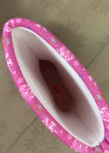 Pembe Kız Çocuk  Çizmesi Velcro - Görsel 3