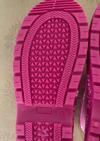 Pembe Kız Çocuk  Çizmesi Velcro - Görsel 4