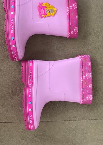 Pembe Kız Çocuk  Çizmesi Velcro - Görsel 2
