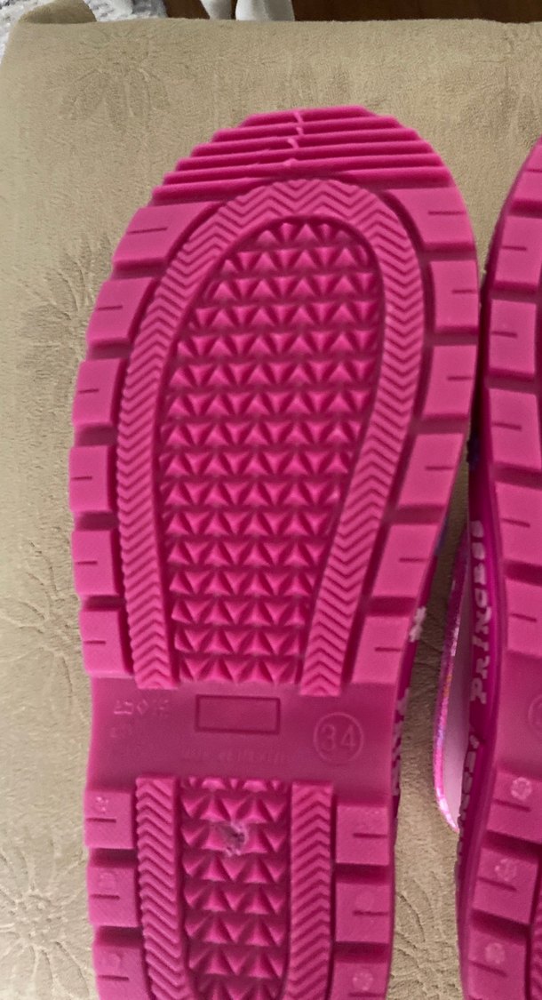 Pembe Kız Çocuk  Çizmesi Velcro - Görsel 4