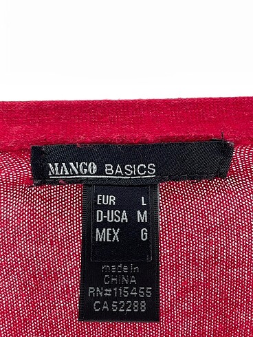 l Beden kırmızı Renk Mango Hırka %70 İndirimli.