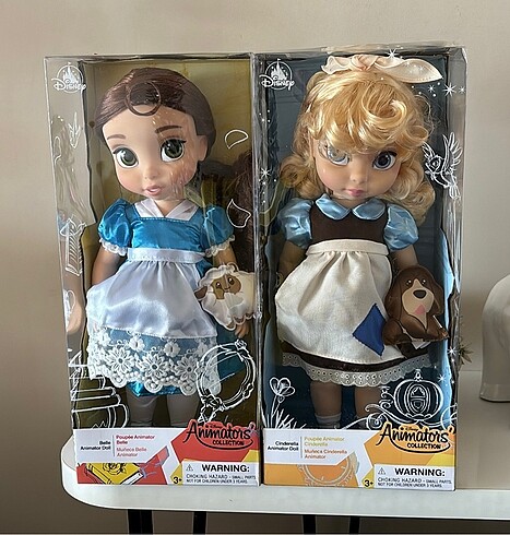 Belle ve Cinderella oyuncak bebek