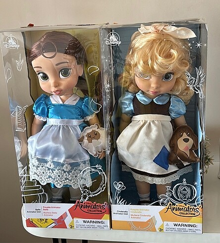 Walt Disney World Belle ve Cinderella oyuncak bebek