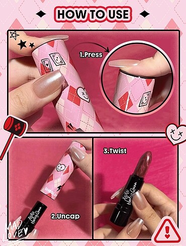 Beden Harley Quinn lipstick