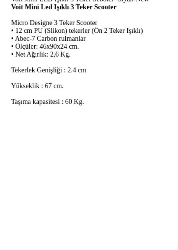 Voit scooter - Görsel 2