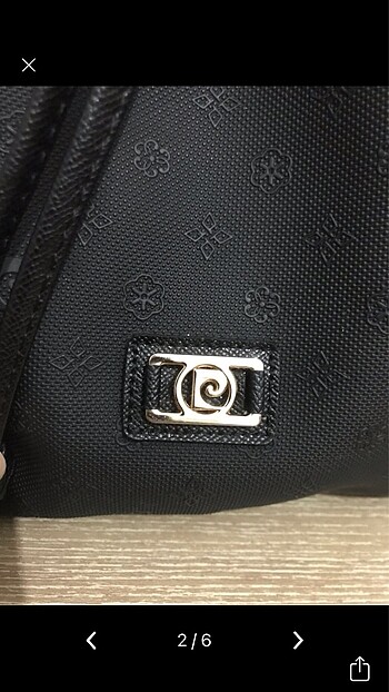 Pierre Cardin Pierre cardin büzgülü çanta/ yeni /siyah