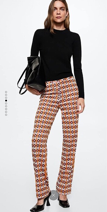 #mango Retro Triko Pantolon