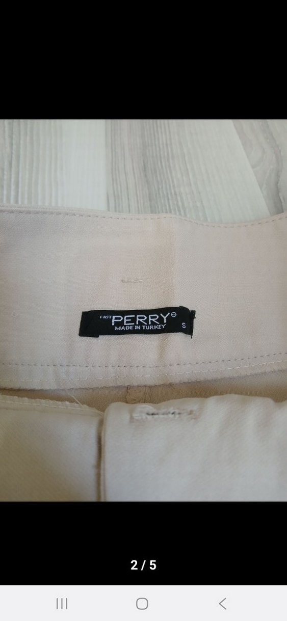 Kemerli Kumaş Pantolon - Görsel 5