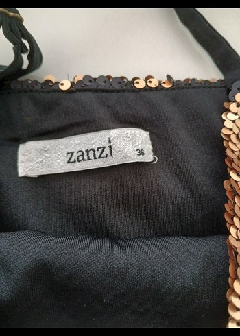 Pul İşlemeli Siyah etek bluz takım - Görsel 3