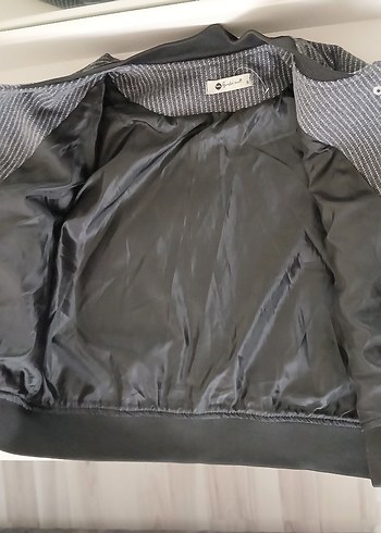 Düğmeli Gri Midi Kadın Ceket - Görsel 5