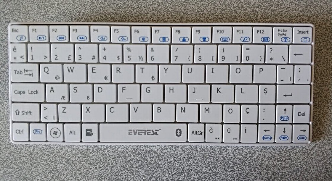 Bluetooth klavye televizyon telefon tablet - Görsel 2