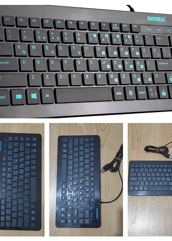 klavye portatif televizyon tablet notebook için - Görsel 2