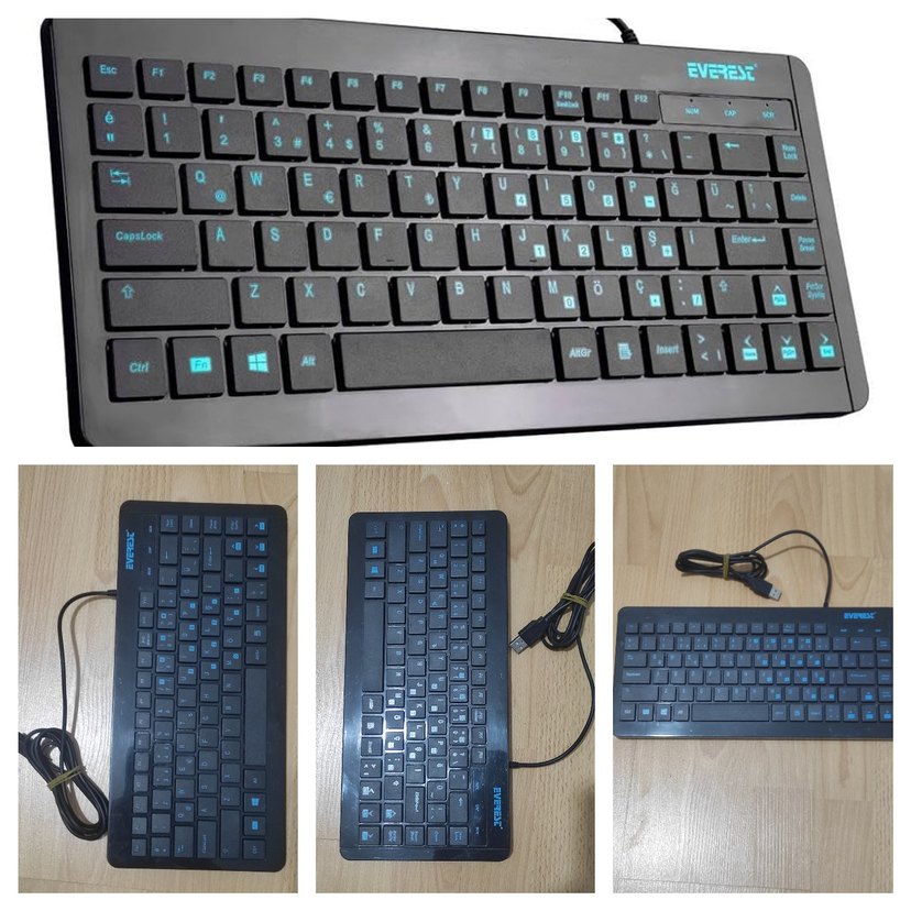 klavye portatif televizyon tablet notebook için - Görsel 2