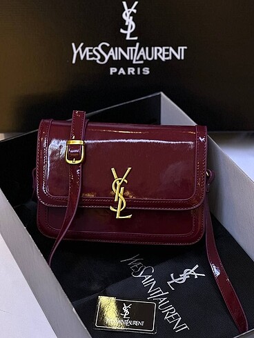 YSL Bordo İkonik Çanta