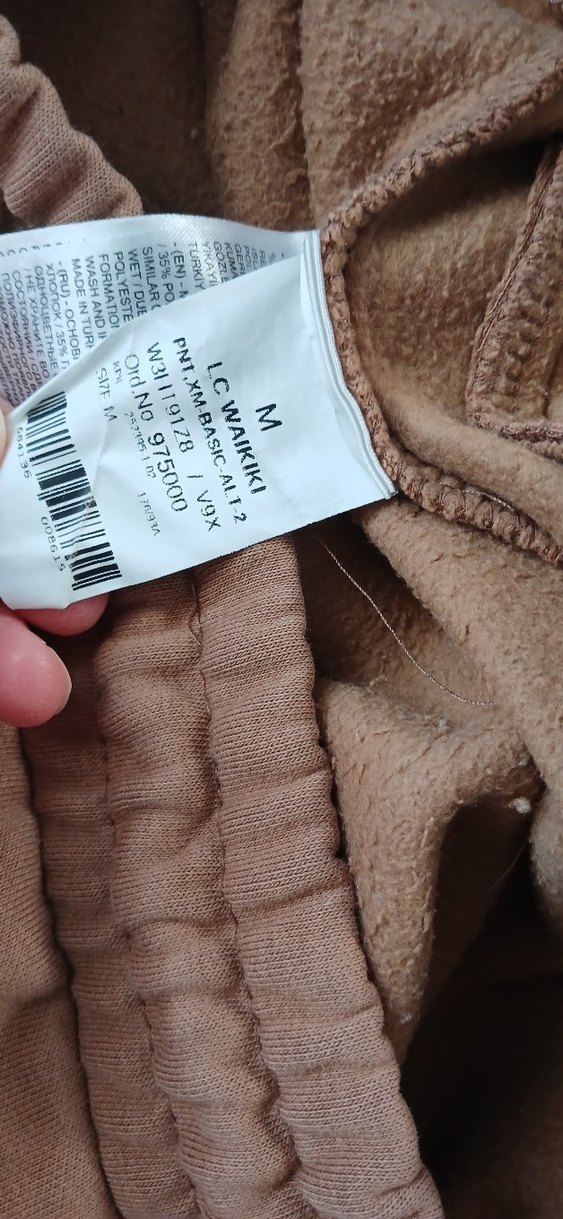 Erkek Süet Rahat Kesim Kemerli Outdoor Eşofman alti - Görsel 4