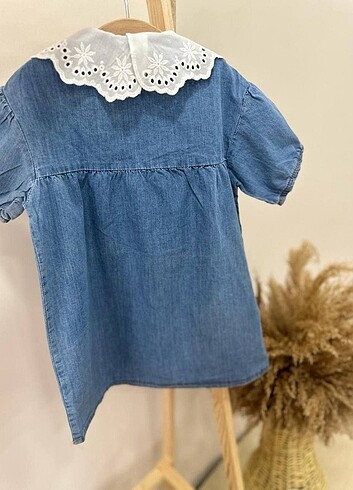 Zara ZARA BEBE YAKA ELBİSE