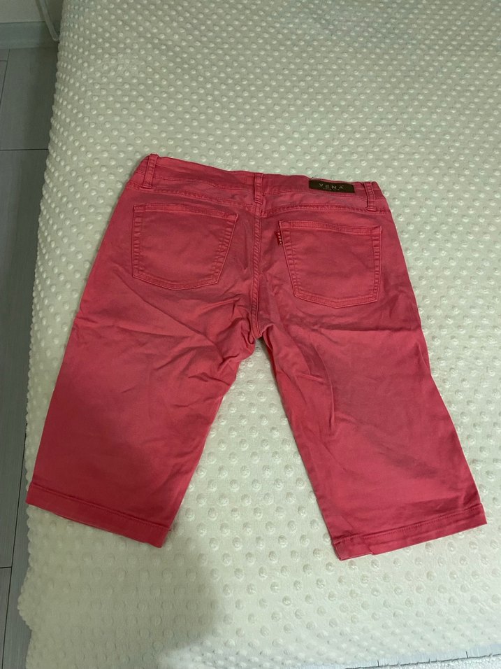 Vena Pembe Kadın Mini Bermuda Şort - Görsel 4