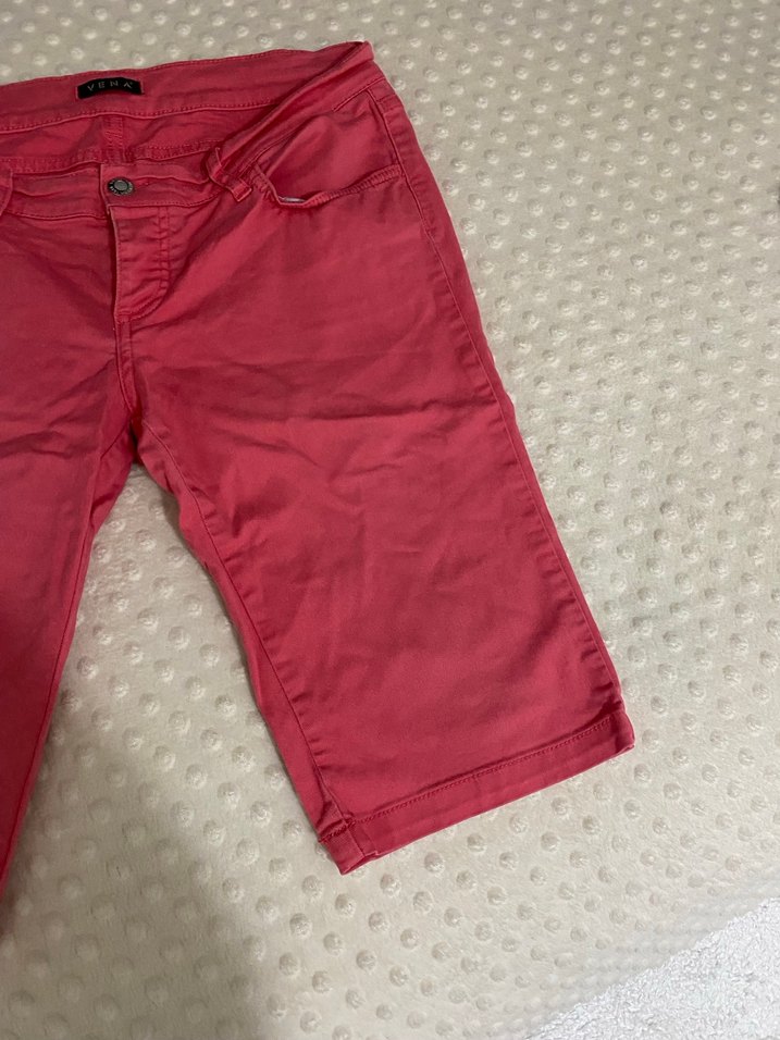 Vena Pembe Kadın Mini Bermuda Şort - Görsel 3