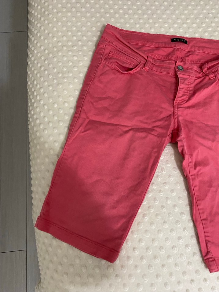 Vena Pembe Kadın Mini Bermuda Şort - Görsel 2