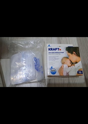 Kraft 25'li Emzirme Pedi Beyaz Gri - Görsel 7