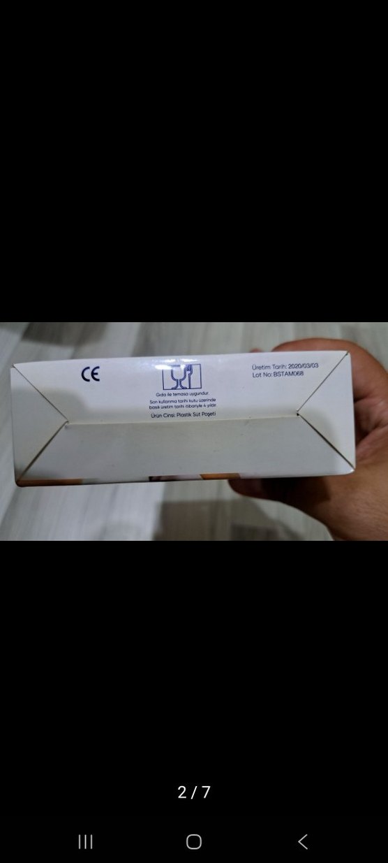 Kraft 25'li Emzirme Pedi Beyaz Gri - Görsel 2