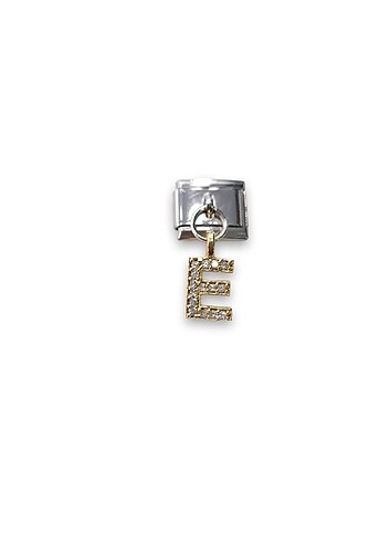 Harf Charm E Harfi 9MM - Stainless Steel 