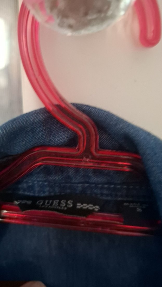 Düğmeli Mavi Denim KIZ çocuk Gömlek - Görsel 3