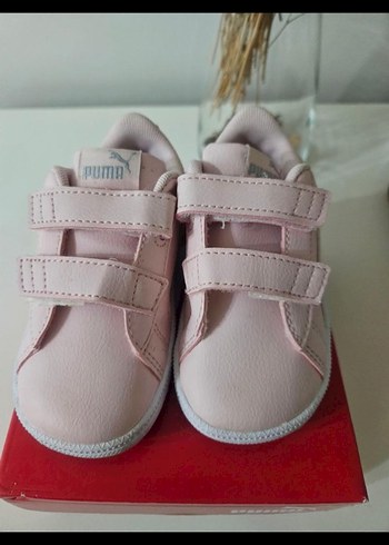Kız Çocuk Pembe Puma Spor Ayakkabı - Görsel 3