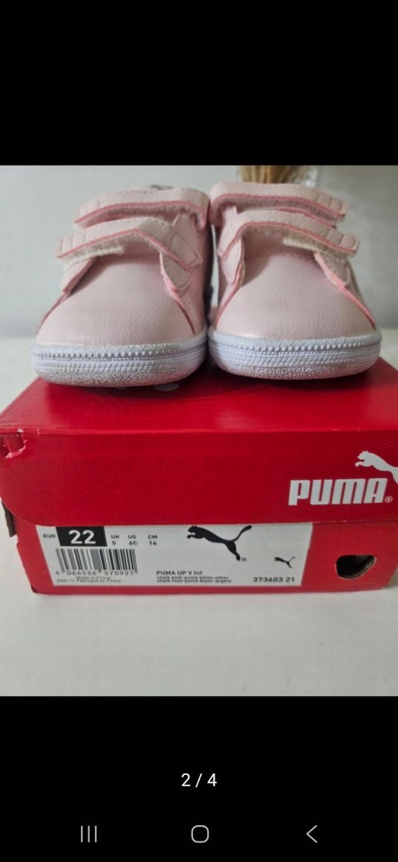 Kız Çocuk Pembe Puma Spor Ayakkabı - Görsel 2