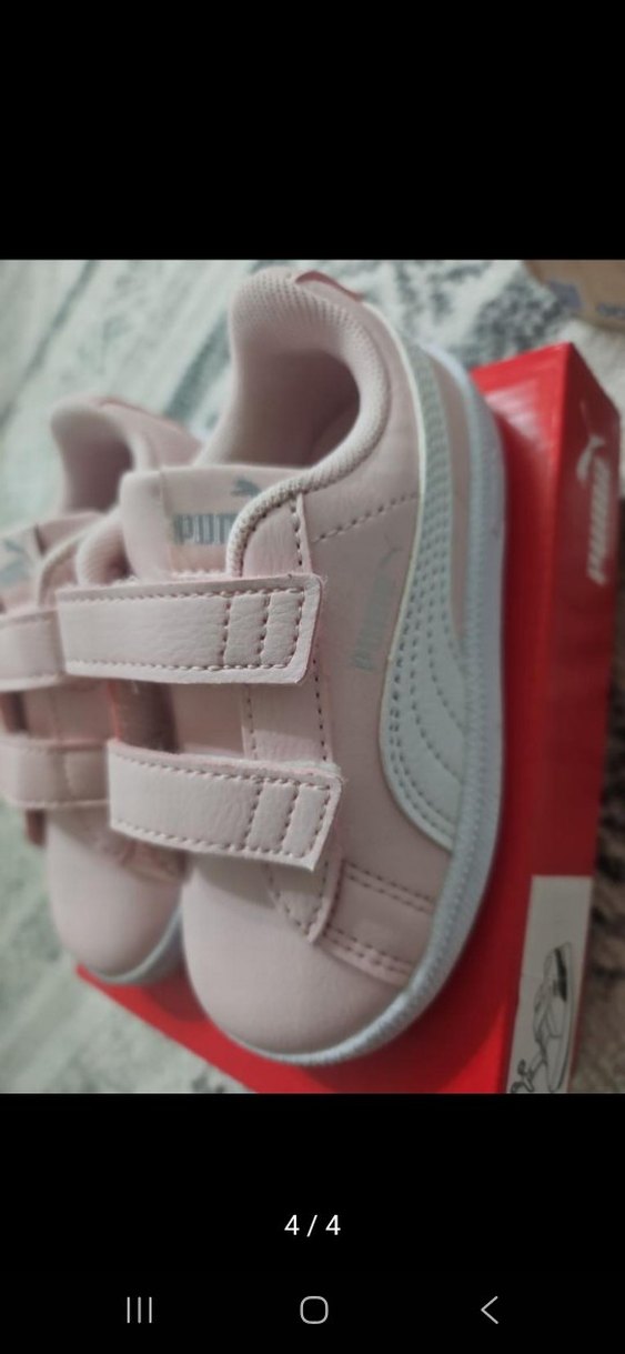 Kız Çocuk Pembe Puma Spor Ayakkabı - Görsel 4