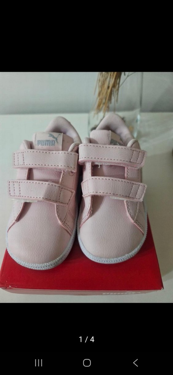 Kız Çocuk Pembe Puma Spor Ayakkabı - Görsel 3