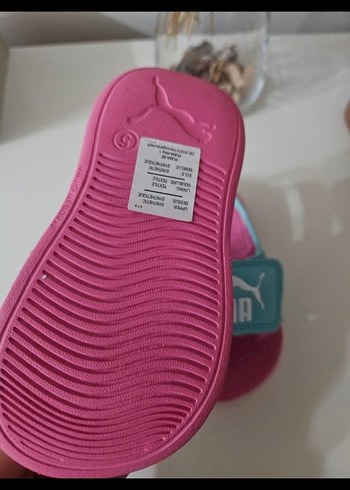 Puma Kız Çocuk Pembe Mavi Terlik - Görsel 3