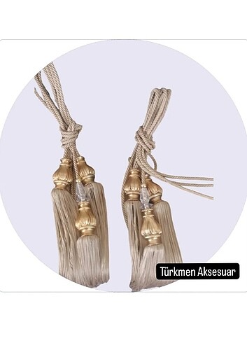 Perde aksesuarları brachol braçol fon perde bağı sarkıt kordon p