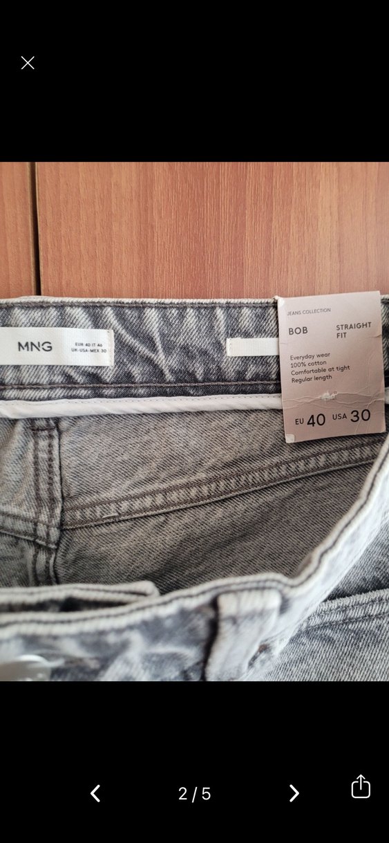 Mango man straight kalıp pantolon - Görsel 4