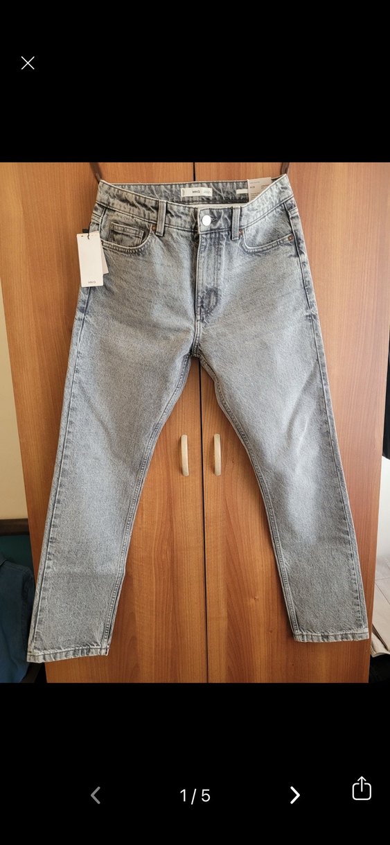 Mango man straight kalıp pantolon - Görsel 3